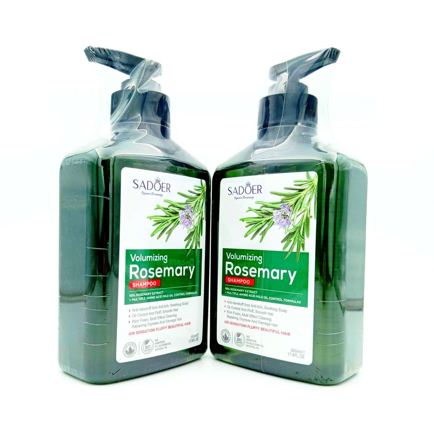 شامپو حجم‌دهنده و ضد ریزش رزماری سادوئر (SADOER Rosemary Volumizing Shampoo) – ۵۰۰ میلی‌لیتر
