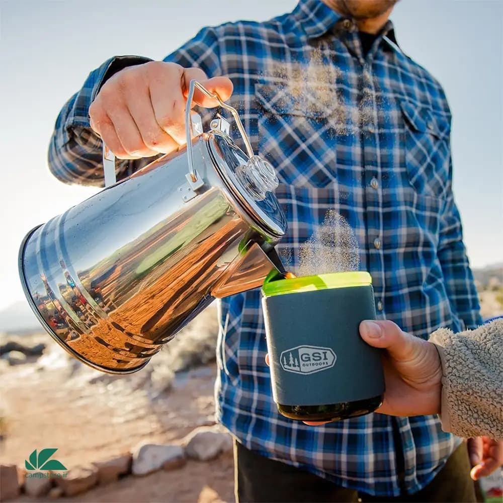 قهوه جوش جی اس آی مدل Glacier 14 Cup Perc — تصویر ۵