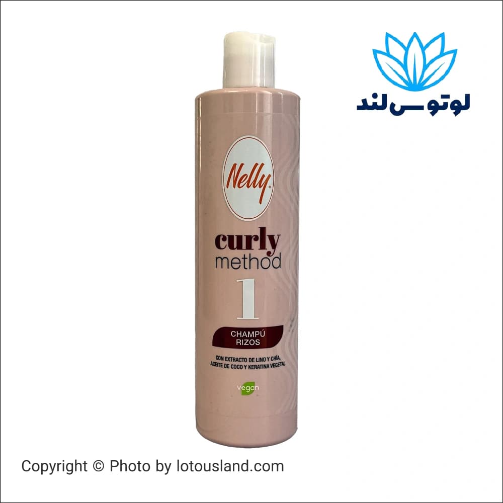 شامپو موی نلی مدل Curly Method شماره 1 بدون سولفات مخصوص موهای فر حجم 400 میل