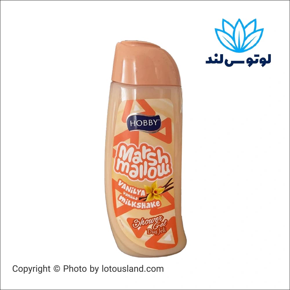 شامپو بدن هابی مدل Marshmallow رایحه وانیل میلک شیک حجم 500 میل — تصویر ۲