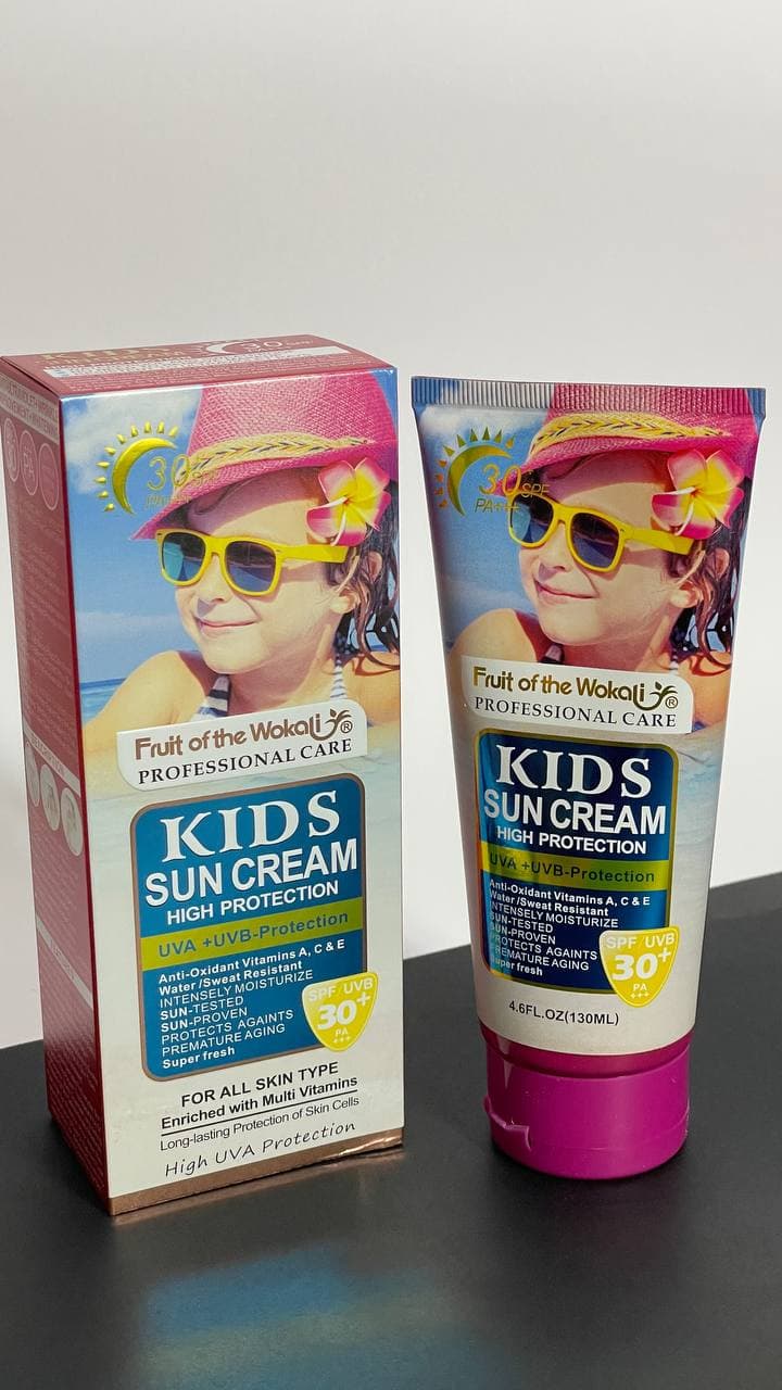 کرم ضدآفتاب کودک وکالی Wokali SPF 30 – محافظی ملایم برای پوست‌های کوچک و حساس