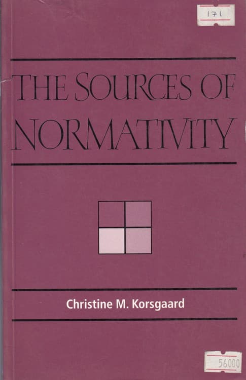 THE SOURCES OF NORMATIVITY