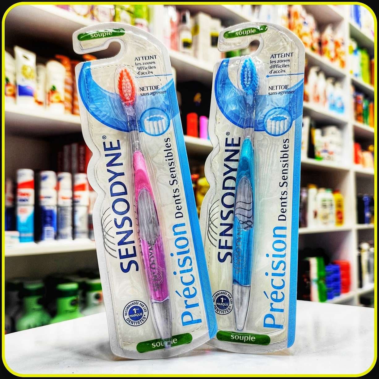 مسواک سنسوداین پرسیژن نرم Souple برای دندان‌های حساس – پاکسازی دقیق و ملایم Sensodyne Precision