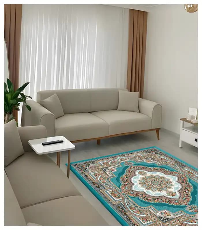 روفرشی کشدار طرح ترک برای تمیزماندن فرشهای شماکد4114 — تصویر ۴