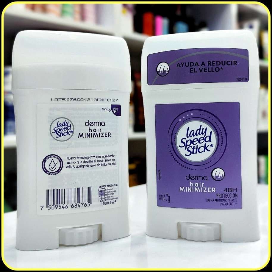 Lady Speed Stick Derma Hair Minimizer – کرم ضد تعریق ۴۸ ساعته کمک به کاهش رشد مو زیر بغل ۴۷ گرم — تصویر ۲