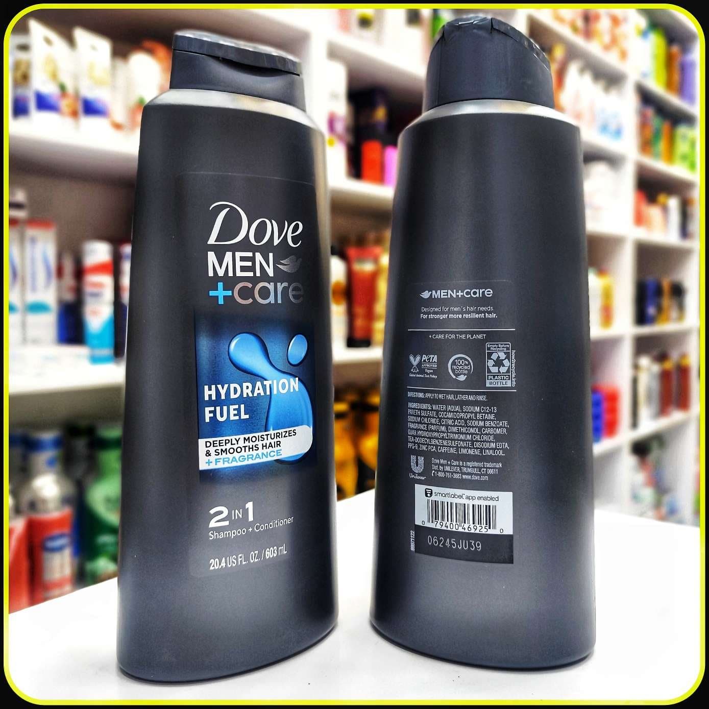شامپو و نرم‌کننده دو در یک داو من کر + Dove Men+Care Hydration Fuel 2 in 1 Shampoo & Conditioner