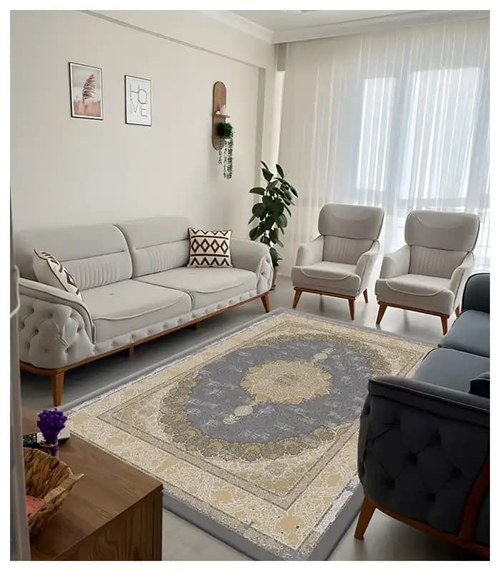 روفرشی کشدار طرح ترک برای تمیزماندن فرشهای شماکد4105 — تصویر ۴