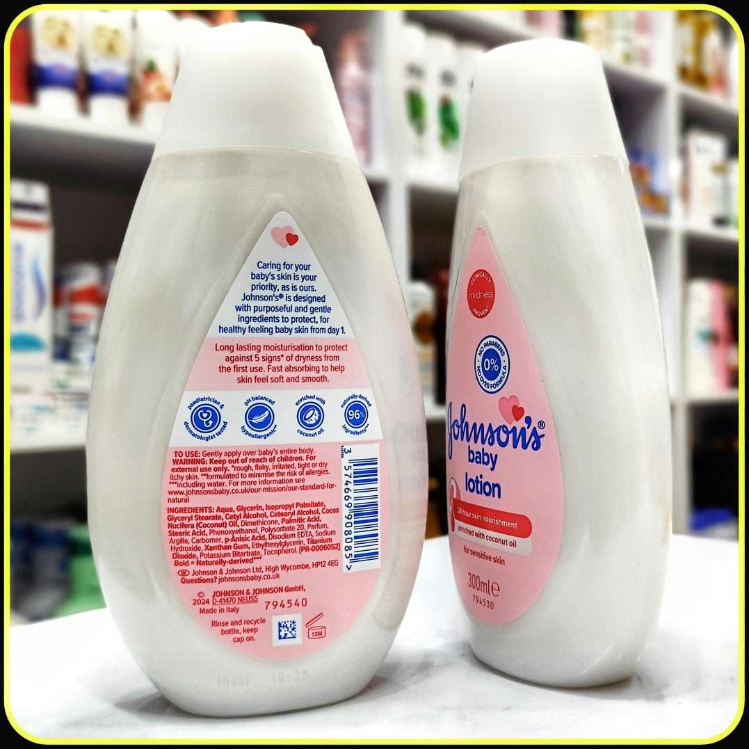 لوسیون بدن کودک جانسون 300 میلی‌لیتر با روغن نارگیل | Johnson’s Baby Lotion Coconut Oil — تصویر ۲