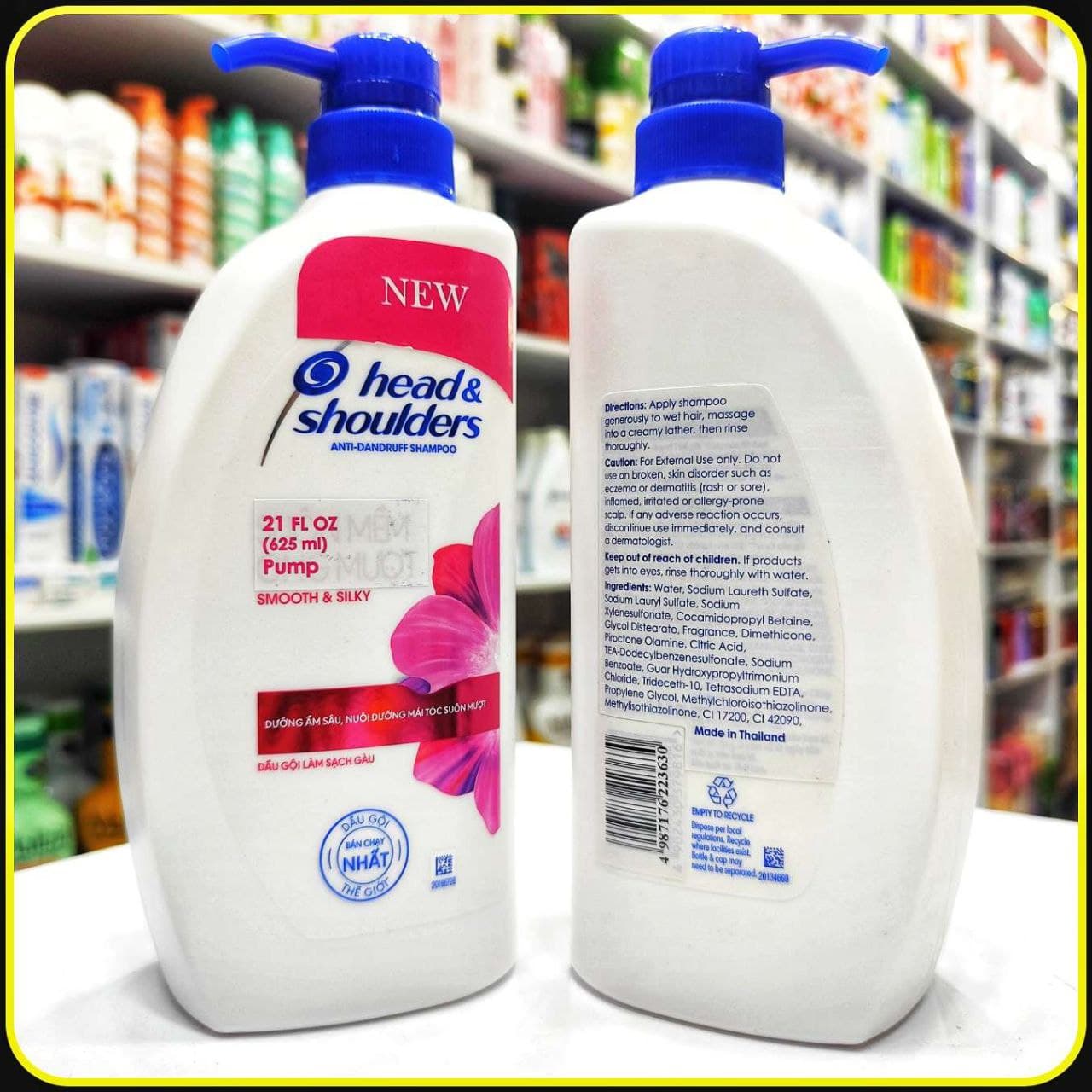 شامپو ضد شوره هد اند شولدرز Smooth & Silky حجم 625 میلیلیتر | Head & Shoulders Anti-Dandruff Shampoo