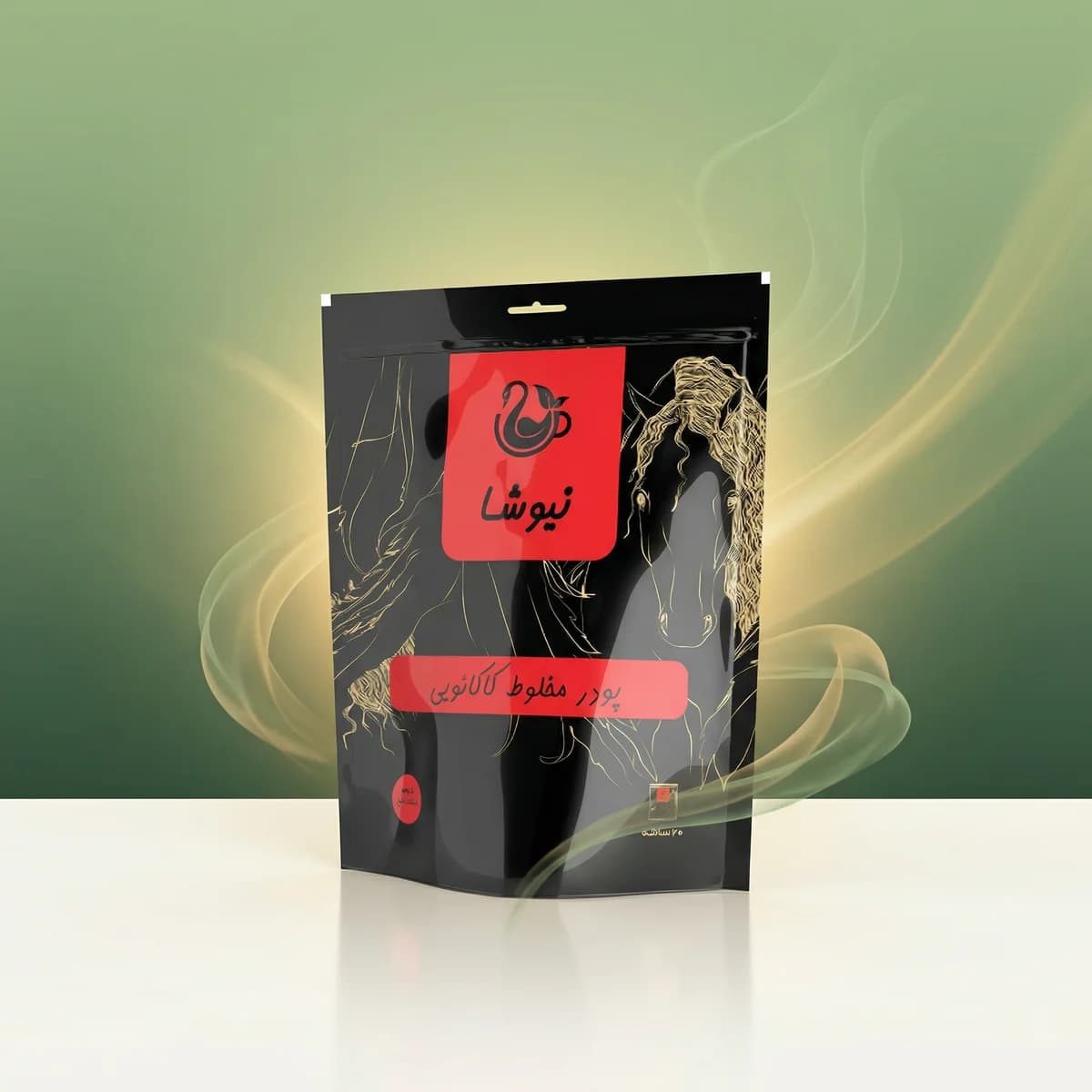 هات چاکلت دارک نیوشا (۲۰ ساشه) | پودر مخلوط کاکائویی