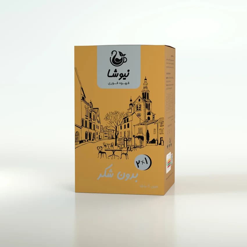 کافی میکس ۲ در ۱ نیوشا بدون شکر — تصویر ۲