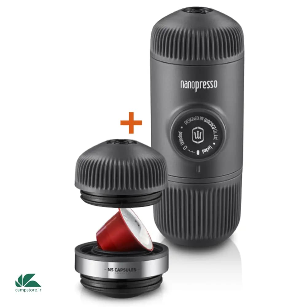 اسپرسوساز واکاکو مدل نانوپرسو همراه مبدل نسپرسو NS Adaptor — تصویر ۲