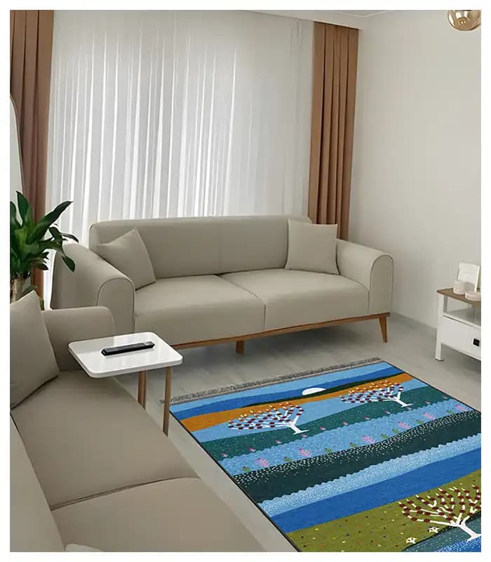فرشینه سنتی طرح گبه فرش باکس کد5046 — تصویر ۳