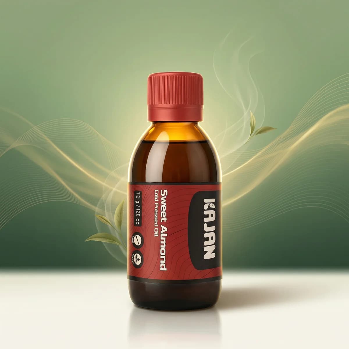 روغن بادام شیرین کاژان 120 میلی‌لیتر