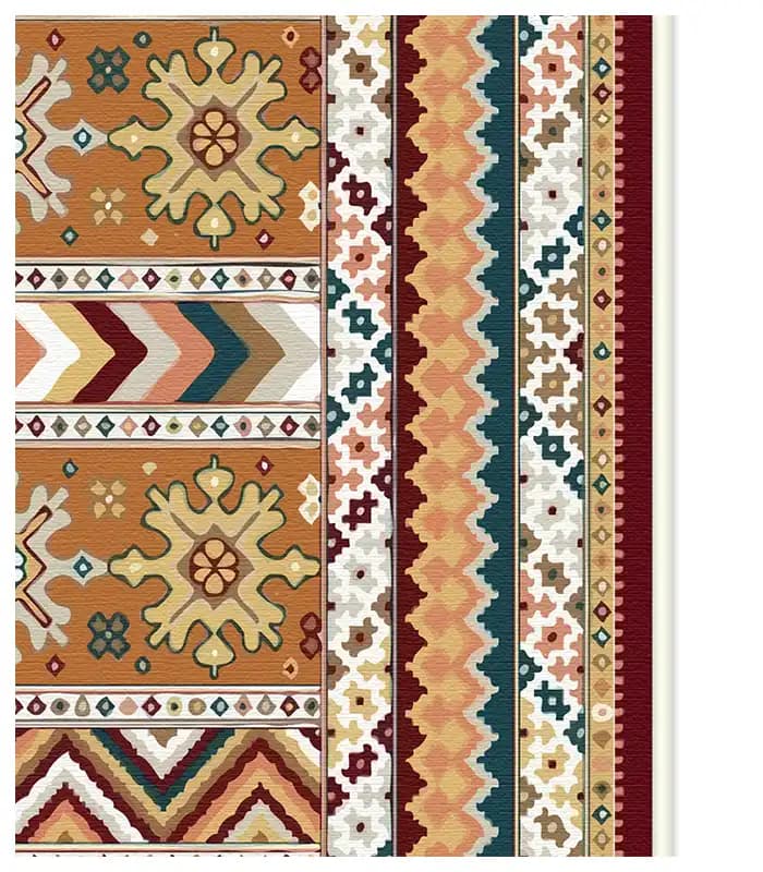 فرشینه سنتی طرح گلیم فرش باکس کد5047 — تصویر ۷