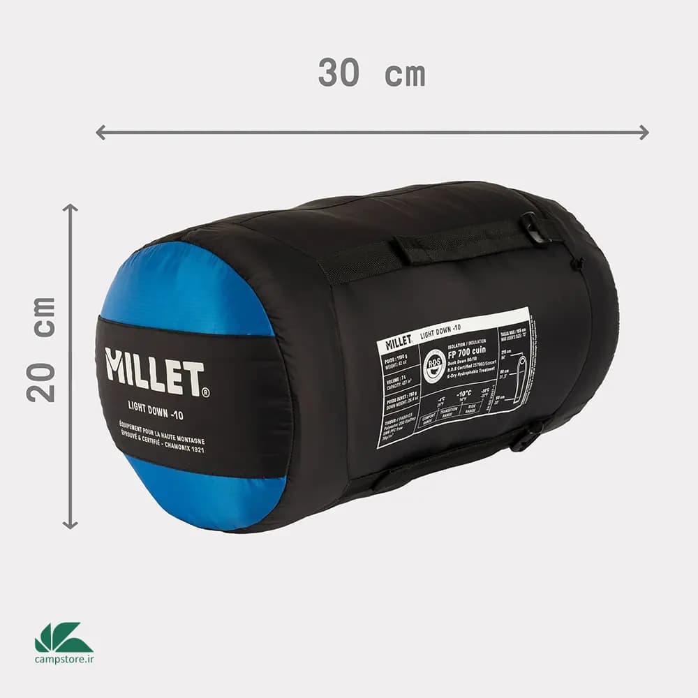 کیسه خواب پر میلت مدل Sleeping Bag Light Down -10 — تصویر ۶