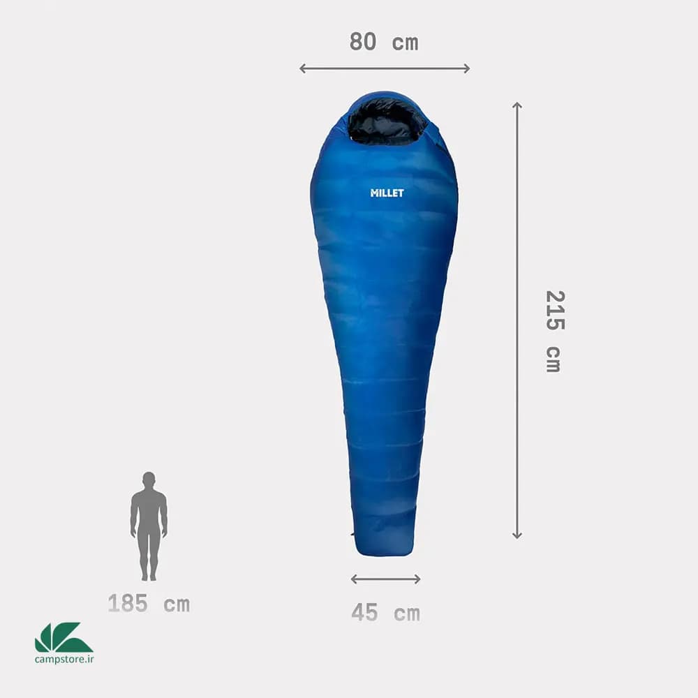 کیسه خواب پر میلت مدل Sleeping Bag Light Down -10 — تصویر ۴