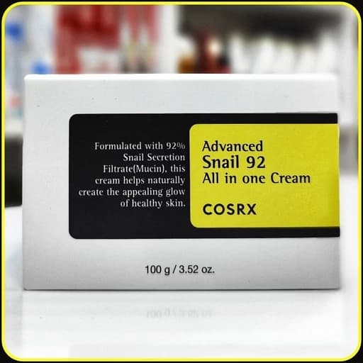 کرم ترمیم‌کننده و مرطوب‌کننده حلزون COSRX Advanced Snail 92 All in One Cream حجم 100 گرم — تصویر ۵