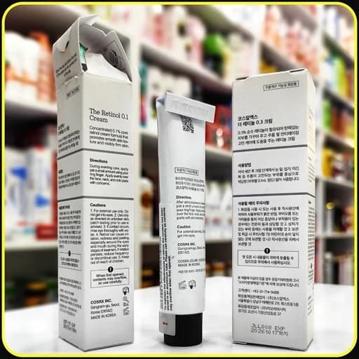 کرم رتینول ۰.۱٪ کوزارکس COSRX The Retinol 0.1 Cream | ضدچروک و سفتکننده پوست — تصویر ۲