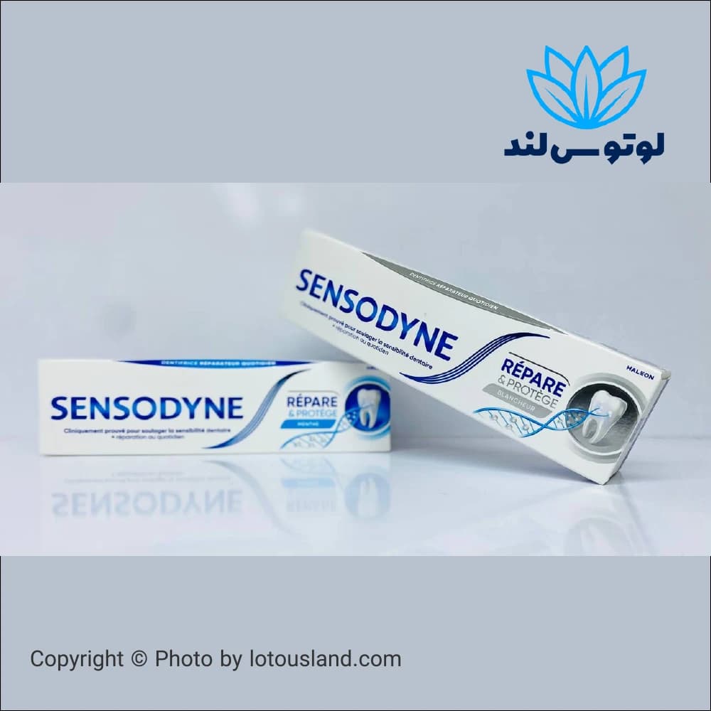خمیردندان سنسوداین ترمیم و محافظت سفیدکننده — تصویر ۳