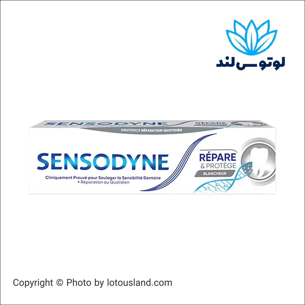 خمیردندان سنسوداین ترمیم و محافظت سفیدکننده