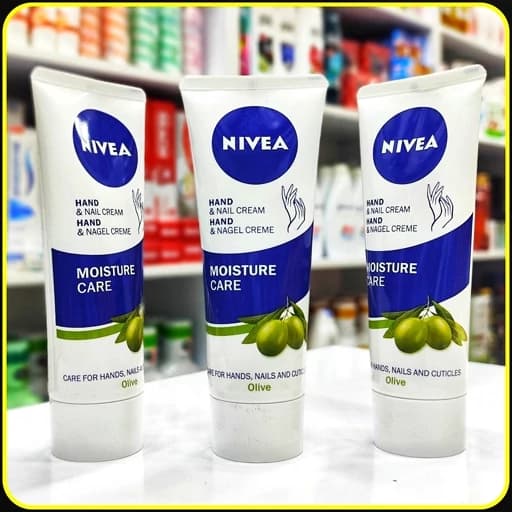 کرم دست و ناخن نیوآ با عصاره زیتون ۷۵ میلی‌لیتر | NIVEA Hand & Nail Cream Moisture Care Olive