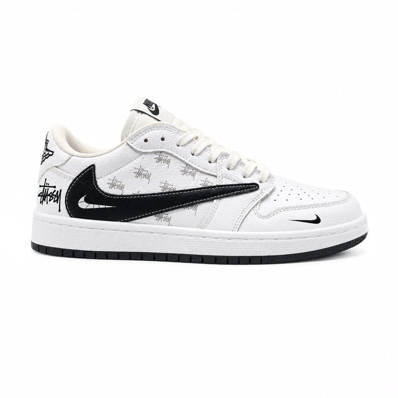 کفش و کتانی مردانه مدل نایک ترویس NIKE TRAVIS رنگ سفید مشکی کد 30355