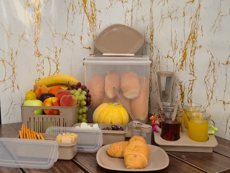 سرویس چای خوری 34 پارچه صدف 6 نفره