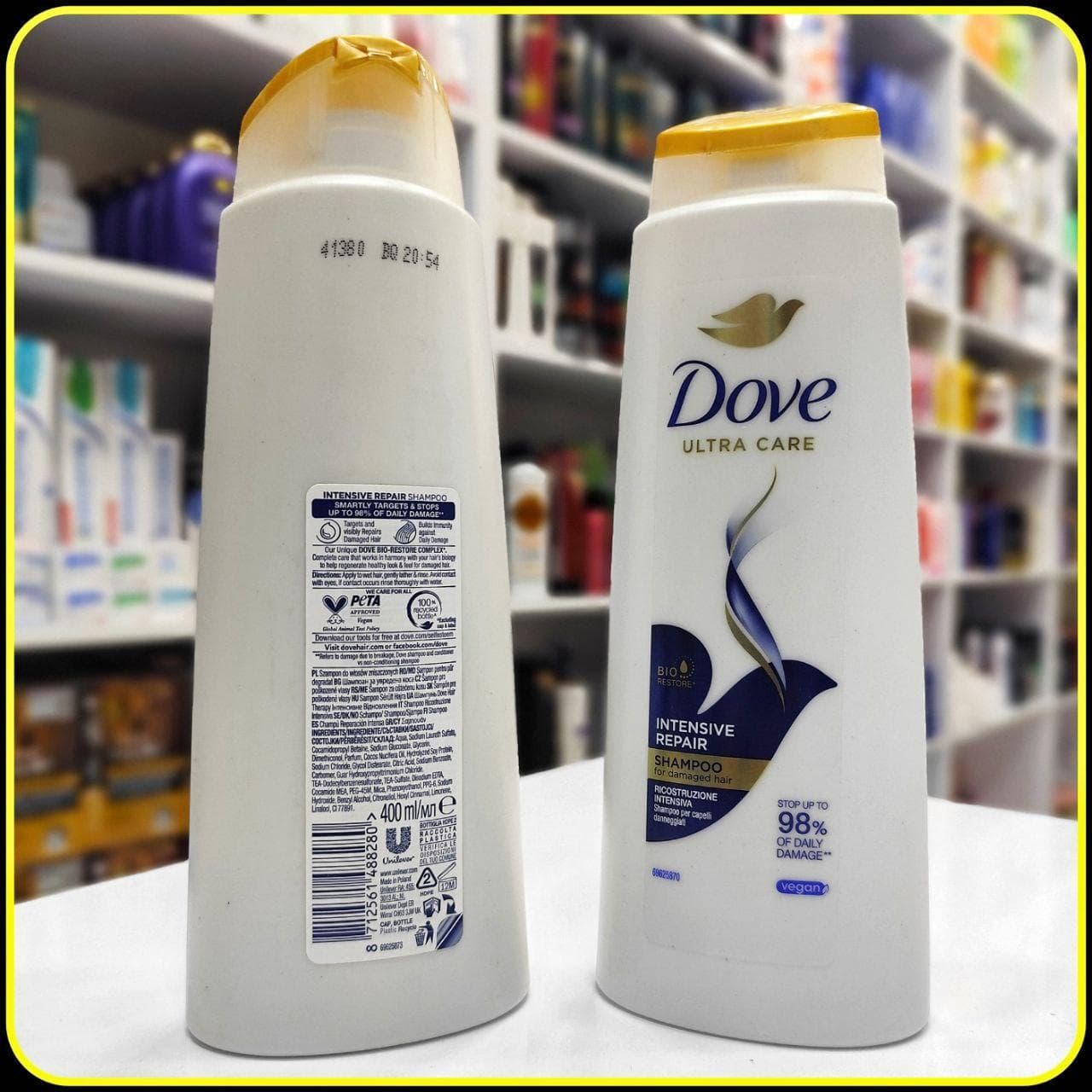 شامپو ترمیم‌کننده داو اولترا کر مدل Intensive Repair حجم ۴۰۰ میلی‌لیتر | Dove Ultra Care Intensive Repair Shampoo