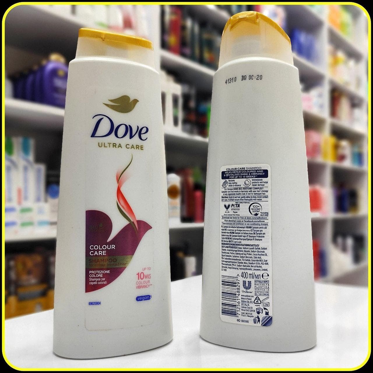 شامپو داو محافظ موهای رنگ شده Dove Ultra Care Colour Care مناسب موهای رنگ‌شده ۴۰۰ میلی‌لیتر