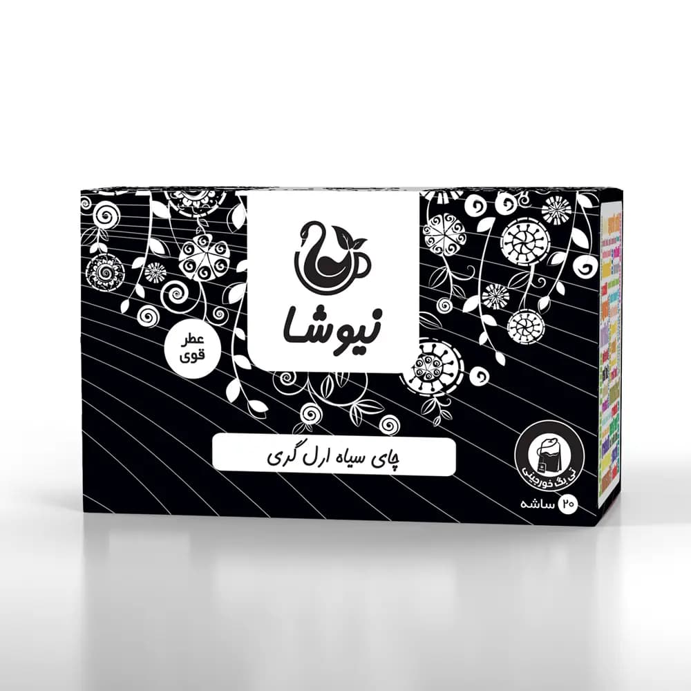 چای ارل گری نیوشا ۲۰ عددی عطر قوی
