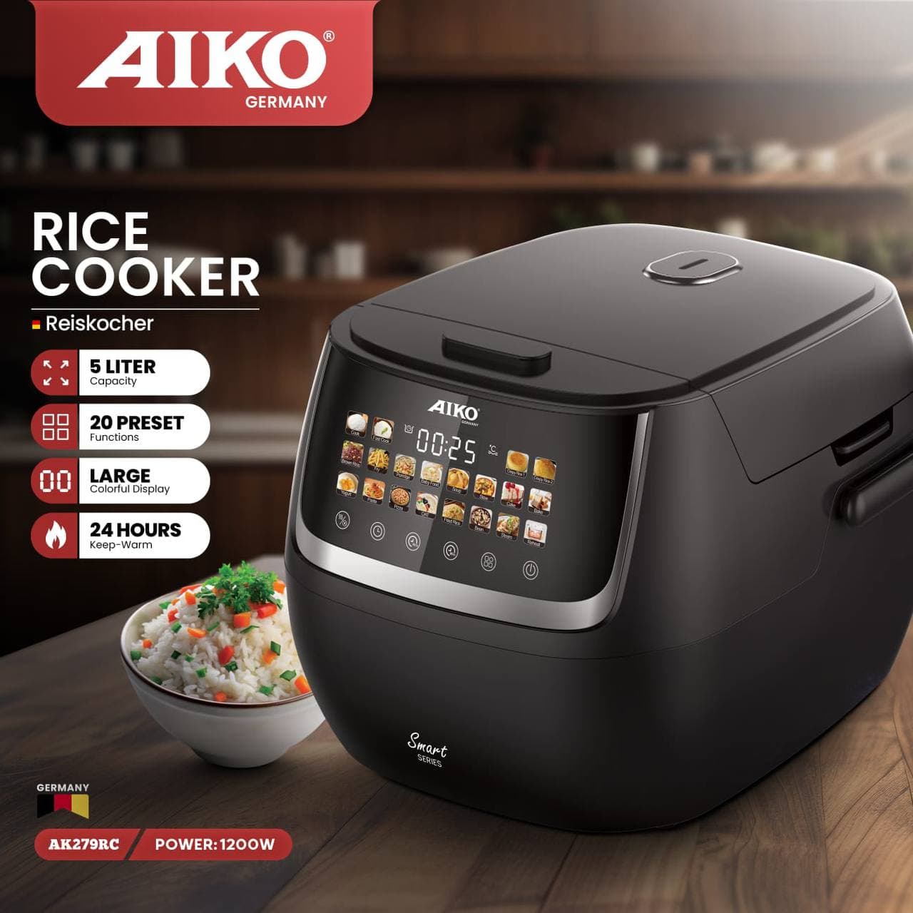 پلوپز چندکاره آیکو مدل AK279RC