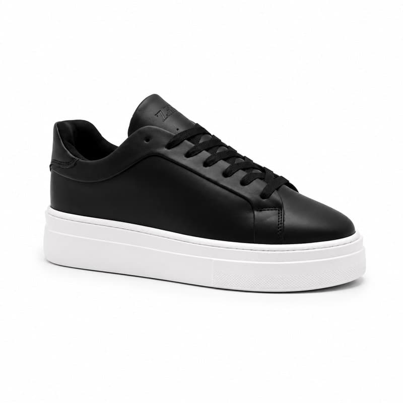 کفش راحتی مردانه مدل زارا ZARA رنگ مشکی سفید کد EF304 — تصویر ۲