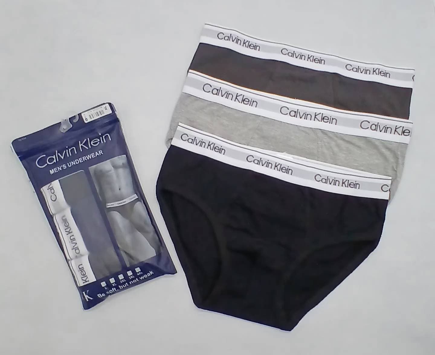 شورت مردانه هفتی کتان کلوین پاکتی پک ۳ تایی سایز 3XL — تصویر ۳