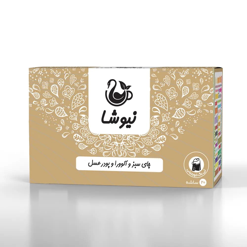 چای سبز و آلوئه‌ورا نیوشا — تصویر ۲