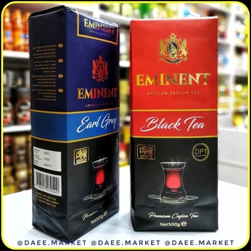 چای سیاه امیننت ۵۰۰ گرم | Eminent Artisan Ceylon Tea Black Tea و Earl Grey — تصویر ۳