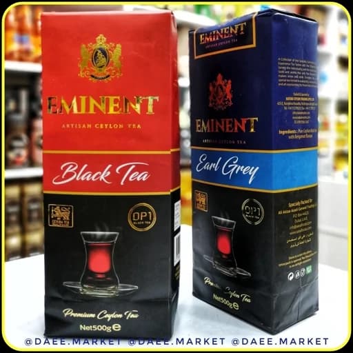 چای سیاه امیننت ۵۰۰ گرم | Eminent Artisan Ceylon Tea Black Tea و Earl Grey — تصویر ۲