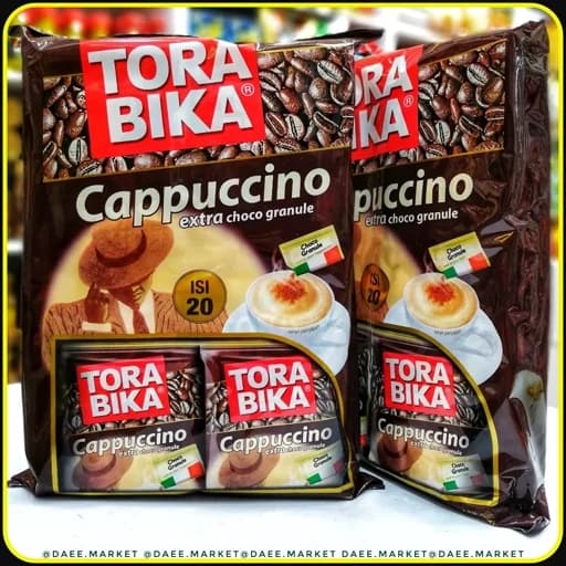 کاپوچینو ترابیکا Cappuccino ToraBika مدل Extra Choco Granule بسته 20 عددی — تصویر ۲