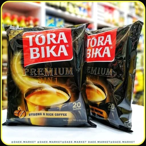 کافی میکس سه در یک ترابیکا پرمیوم ۲۰ عددی | Tora Bika Premium 3-in-1 Instant Coffee Mix — تصویر ۲
