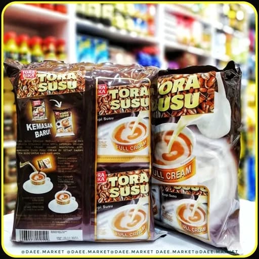 پودر قهوه فوری تورا سوسو فول کرم ۲۰ ساشه | Tora Bika Tora Susu Full Cream — تصویر ۲