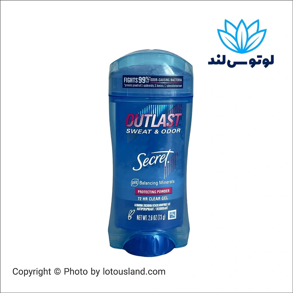 دئودورانت استیک ضد تعریق Secret Outlast مدل Protecting Powder – وزن 73 گرم