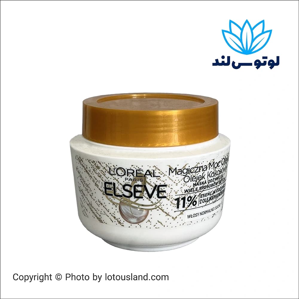 ماسک مو لورآل مدل Magic Oil با روغن نارگیل – 300 میلی‌لیتر
