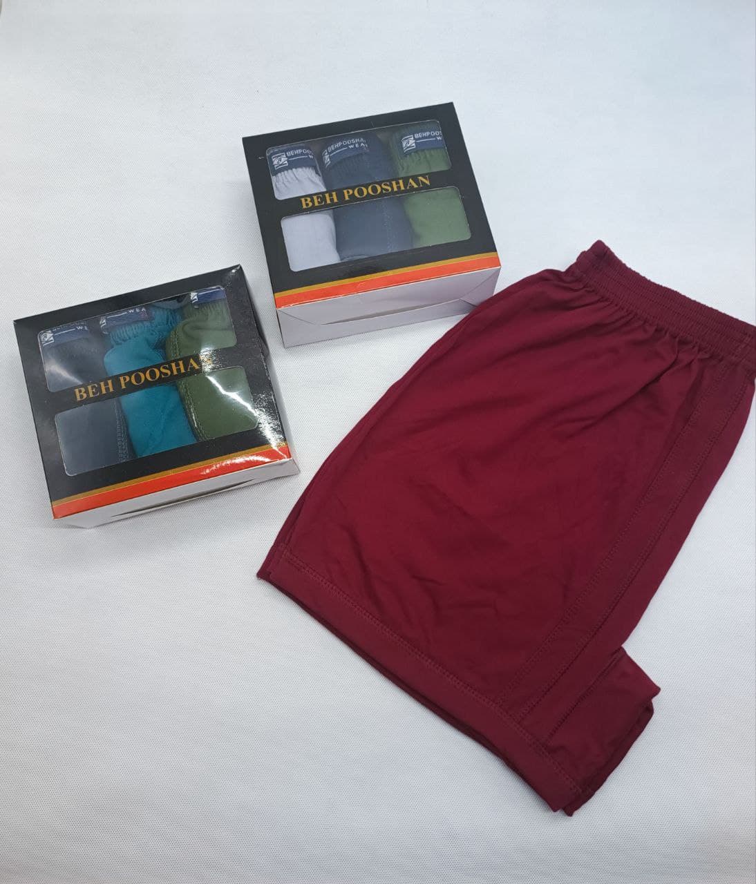 شورت مردانه پادار پنبه سوپر جعبه ۳ تایی سایز XL — تصویر ۵