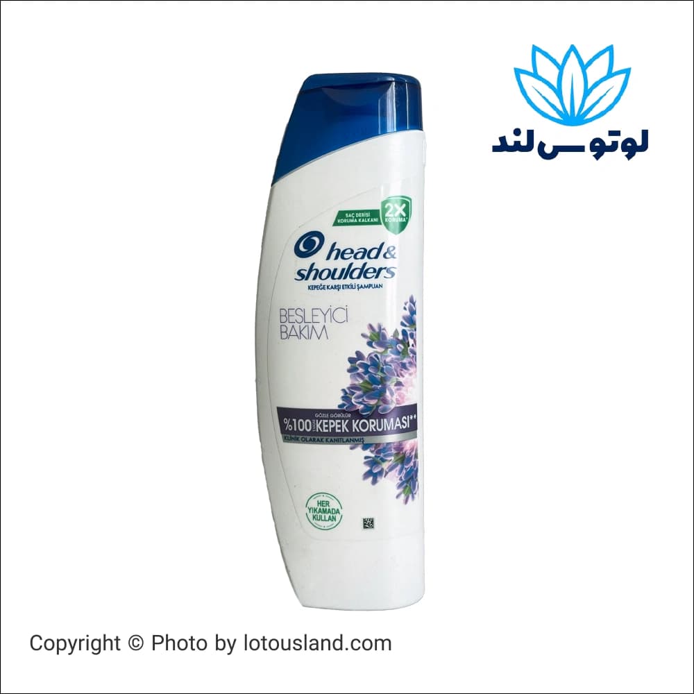 شامپو ضدشوره هد اند شولدرز مدل Nourishing Care با رایحه اسطوخودوس حجم 400 میلی‌لیتر — تصویر ۲