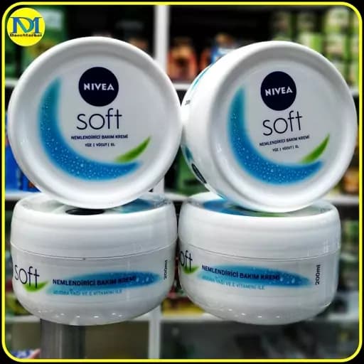 کرم نیوآ سافت 200 میلی‌لیتر | NIVEA Soft Refreshingly Soft Moisturizing Cream