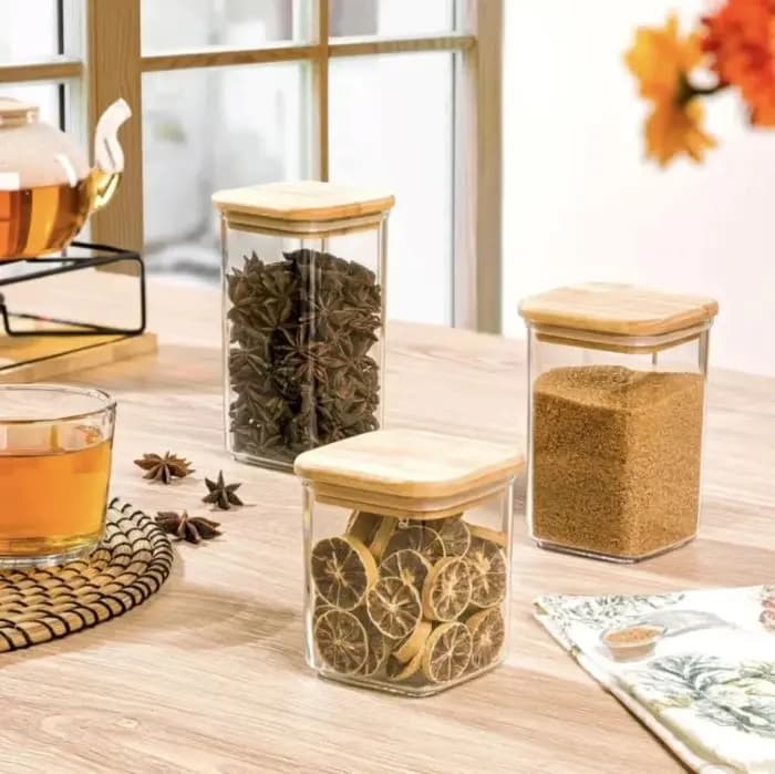 جا ادويه ۴ گوش سارينا درب چوبي — تصویر ۲
