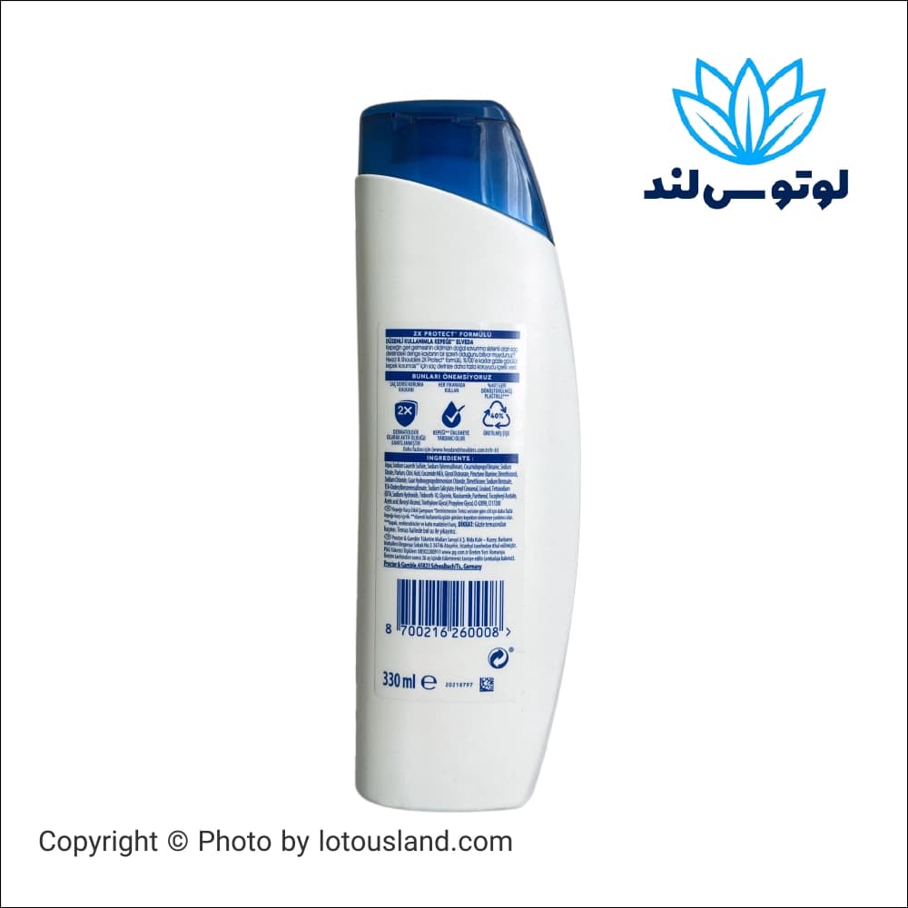 شامپو ضدشوره هد اند شولدرز مدل Classic Clean حجم 400 میلیلیتر — تصویر ۳