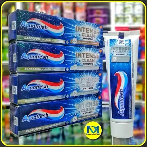 خمیردندان Aquafresh Intense Clean Whitening | سفیدکننده و پاک‌کننده عمیق