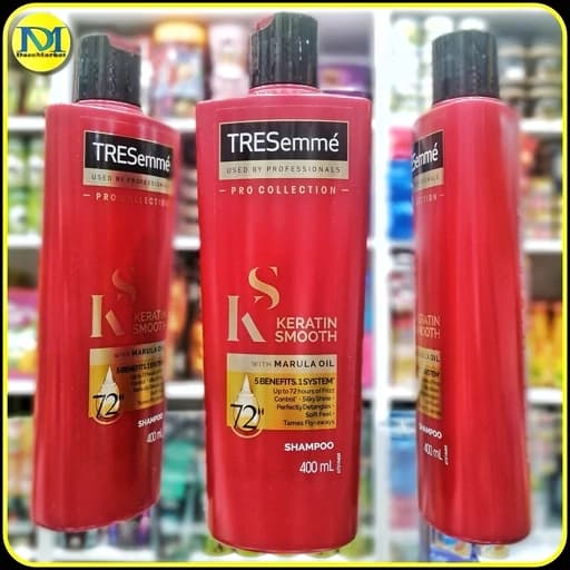 شامپو کراتین اسموت ترزمه ۴۰۰ میلی‌لیتر | TRESemmé Keratin Smooth Shampoo 400ml