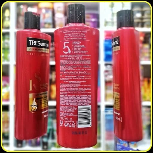 شامپو کراتین اسموت ترزمه ۴۰۰ میلی‌لیتر | TRESemmé Keratin Smooth Shampoo 400ml — تصویر ۲